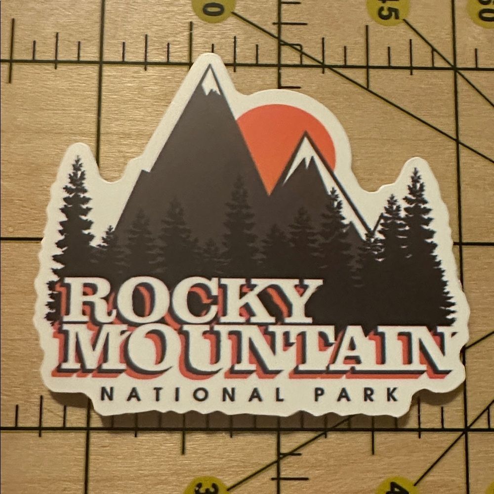 💜13/$13 +Bundle Sticker Sale | Travel Rocky Mountain National Park Sticker